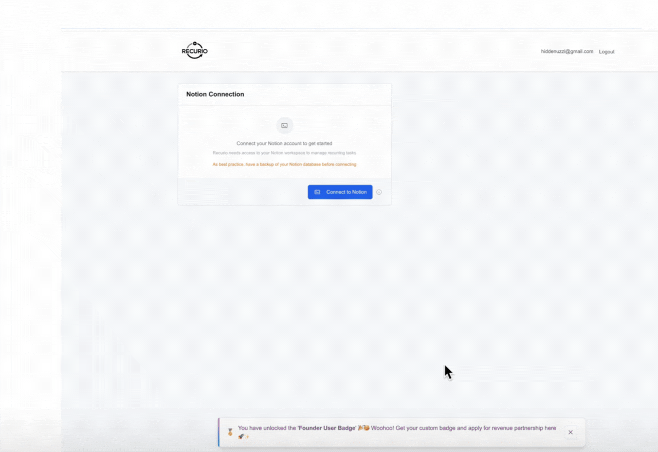 Connect Notion database preview